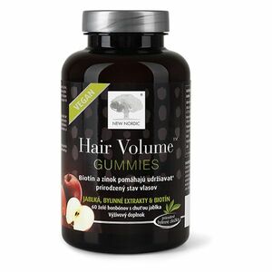 NEW NORDIC Hair volume gummies 60 vegan želé bonbónov vyobraziť