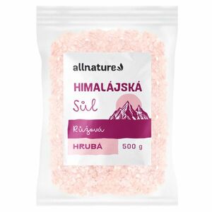 ALLNATURE Himalájska soľ ružová hrubá 500 g vyobraziť