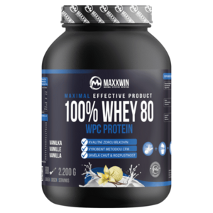 MAXXWIN 100% Whey protein 80 vanilka 2200 g vyobraziť