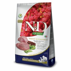 N&D Quinoa DOG Weight Management Lamb & Broccoli pre psov 2, 5 kg vyobraziť