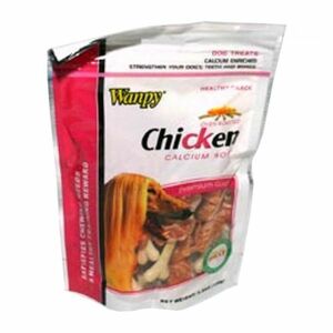 Wanpy Dog pochoutka Bone Chicken + Calcium 100g vyobraziť