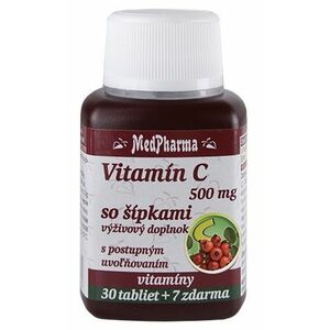 Medpharma VitamÍn c 500mg so šípkami vyobraziť