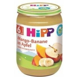 HiPP BIO Jablká s mangom a banánmi 190 g vyobraziť