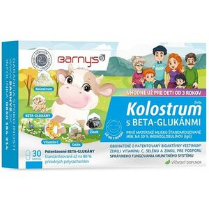 Barny's KOLOSTRUM s beta-glukánmi forte (deti) 30 kapsúl vyobraziť