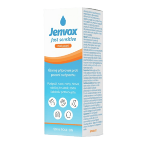 Jenvox proti poteniu a zapachu roll-on fast sensitive 50 ml vyobraziť