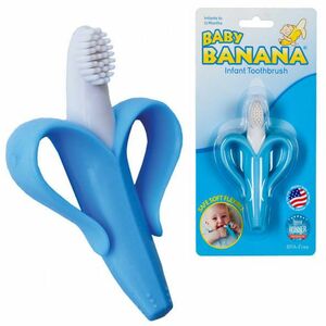 Baby Banana Prvá kefka - Banán - modrá vyobraziť