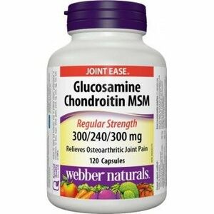 Webber Naturals Glukosamín+Chondroitín+MSM 840 mg 120 tabliet vyobraziť