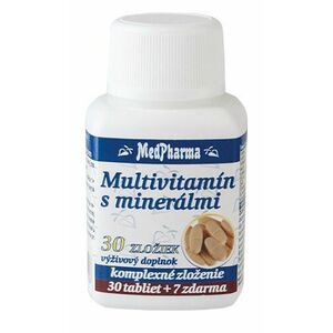MedPharma Multivitamín s minerálmi 30 zložiek 37 tabliet vyobraziť