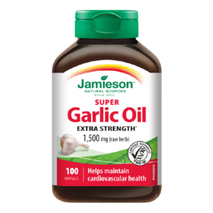 Jamieson Super cesnakový olej 1500 mg 100 kapsúl vyobraziť