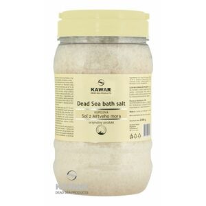 Kawar Kúpeľová soľ z Mŕtveho mora 2000g vyobraziť