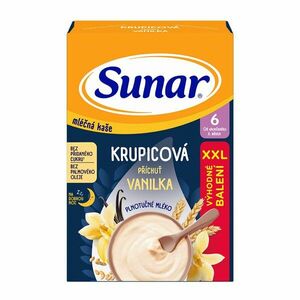 Sunar mliečna krupicová kaša na dobrú noc vanilková XXL 340 g vyobraziť