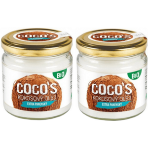 Health link Kokosový olej BIO extra panenský 2 x 400 ml vyobraziť