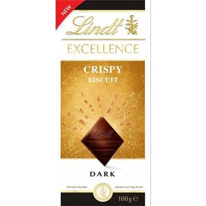 Lindt Excellence dark chrumkavá sušienka 100 g vyobraziť