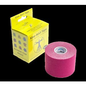 Kine-Max Tape Super-Pro Cotton Kinesiology ružová tejpovacia páska 5cm x 5m 1 ks vyobraziť