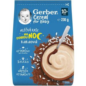 Gerber Cereal Mliečna KAŠA Dobrú noc Kakaová vyobraziť