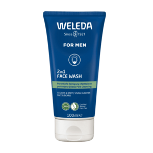 WELEDA For Men 2v1 čistiaci gél na tvár a fúzy 100 ml vyobraziť