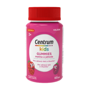 CENTRUM Kids Gummies multivitamín pre deti malina a jahoda želé 60 ks vyobraziť