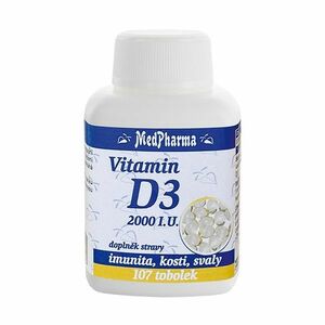 MedPharma Vitamín D3 2000 I.U. 107 tabliet vyobraziť