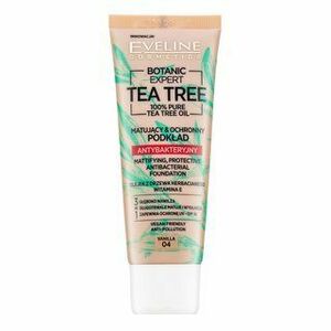 Eveline Botanic Expert Tea Tree Mattifying, Protective Antibacterial Foundation tekutý make-up proti nedokonalostiam pleti 04 Vanilla 30 ml vyobraziť