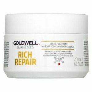 Goldwell Dualsenses Rich Repair 60sec Treatment maska pre suché a poškodené vlasy 200 ml vyobraziť