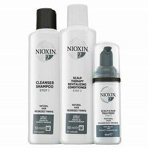 Nioxin System 2 Trial Kit sada proti vypadávaniu vlasov 150 ml + 150 ml + 40 ml vyobraziť