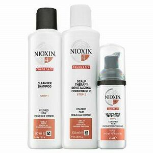 Nioxin System 4 Trial Kit sada proti vypadávaniu farbených vlasov 150 ml + 150 ml + 40 ml vyobraziť