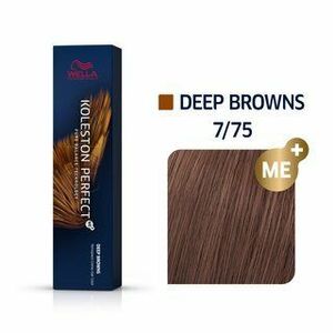 Wella Professionals Koleston Perfect Me+ Deep Browns profesionálna permanentná farba na vlasy 7/75 60 ml vyobraziť