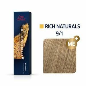 Wella Professionals Koleston Perfect Me+ Rich Naturals profesionálna permanentná farba na vlasy 9/1 60 ml vyobraziť