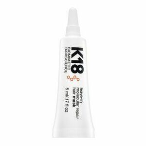 K18 Leave-In Molecular Repair Hair Mask bezoplachová starostlivosť pre veľmi suché a poškodené vlasy 5 ml vyobraziť