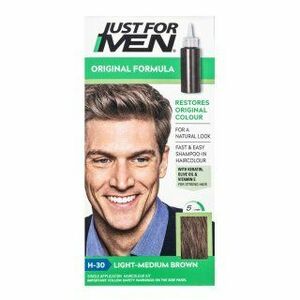 Just For Men Shampoo-in Haircolour farebný šampon pre mužov H30 Light Medium Brown 66 ml vyobraziť