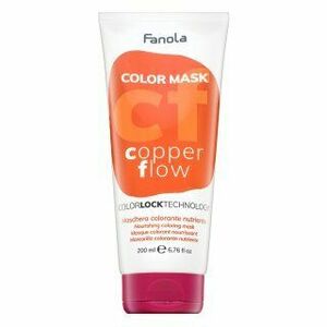Fanola Color Mask vyživujúca maska ​​s farebnými pigmentmi pre oživenie medených odtieňov Copper Flow 200 ml vyobraziť
