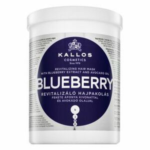 Kallos Blueberry Revitalizing Hair Mask vyživujúca maska pre suché a poškodené vlasy 1000 ml vyobraziť