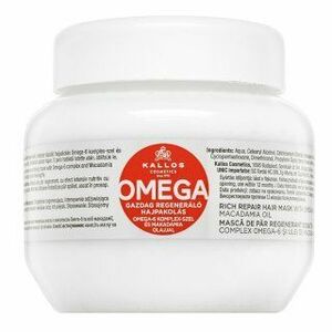 Kallos Omega Rich Repair Hair Mask posilňujúca maska na krehké vlasy 275 ml vyobraziť