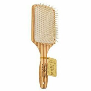 Olivia Garden Healthy Hair Large Ionic Paddle Bamboo Brush HH-P7 kefa na vlasy pre ľahké rozčesávanie vlasov vyobraziť