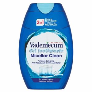 VADEMECUM Micellar Clean 2v1 Gélová zubná pasta 75 ml vyobraziť