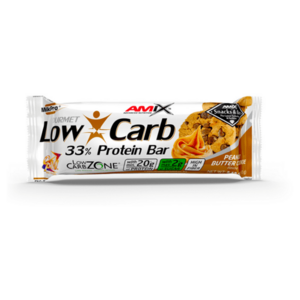 AMIX Low carb 33% protein bar arašidové maslo a cookie 60 g vyobraziť