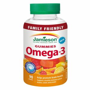 JAMIESON Omega-3 Gummies 90 želatínových pastiliek vyobraziť