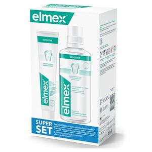 ELMEX Sensitive ústna voda 400 ml + Zubná pasta 75 ml vyobraziť