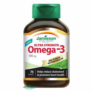 JAMIESON Omega-3 Ultra Strenght 900 mg 75 kapsúl vyobraziť