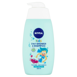 NIVEA Kids Detský sprchový gél a šampón 2v1 s jablčnou vôňou 500 ml vyobraziť