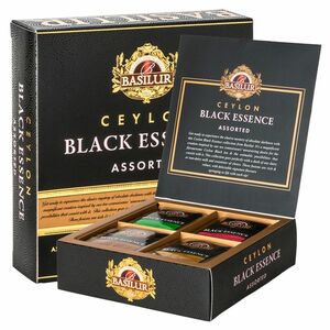 BASILUR Black Essence Assorted prebal čierny čaj 40 gastro sáčkov vyobraziť