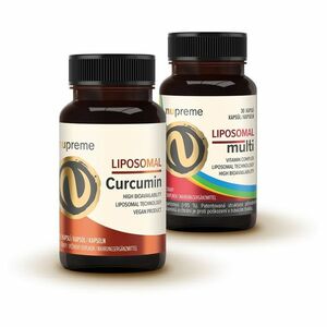 NUPREME Liposomal Curcumin 30 kapsúl + Liposomal Multivitamin 30 kapsúl vyobraziť