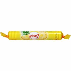 Intact hroznový cukor s vit.C ananás 40g (rulička) vyobraziť