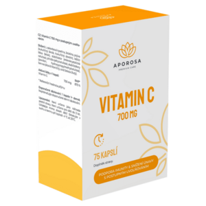 APOROSA Vitamín C 700 mg s postupným uvoľňovaním 75 kapsúl vyobraziť