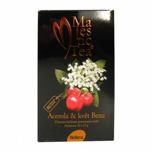 BIOGENA čaj Majestic tea Acerola + kvet Bazy 20x 2, 5 g vyobraziť