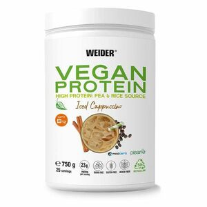 WEIDER Vegan proteín príchuť iced cappuccino 750 g vyobraziť