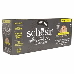 SCHESIR After Dark Paté Variety konzervy pre mačky 12 x 80 g vyobraziť