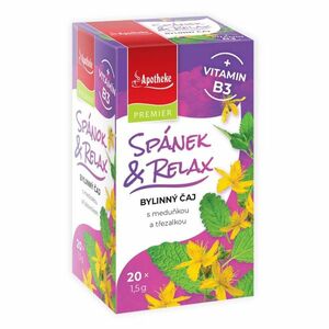 APOTHEKE Spánok a relax bylinný čaj + vitamín B3 20 sáčkov vyobraziť