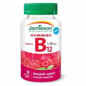 JAMIESON Vitamín B12 Gummies 1200 mg 70 želatínových pastiliek vyobraziť