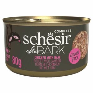 SCHESIR After Dark Wholefood konzerva pre mačky kura a šunka 80 g vyobraziť